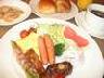 朝食例（バイキングスタイルです）