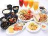 	朝食ブッフェ：和食も洋食もお楽しみいただけます。