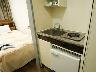 各部屋にはミニキッチン付き