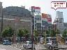 名古屋駅　新幹線口（太閤通口）に広がる風景。ビックカメラ右側の白い看板が目印です。